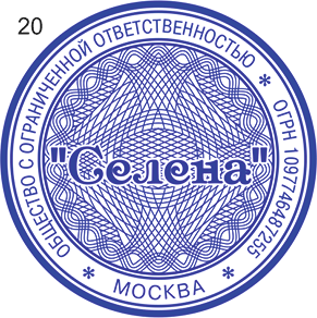 Эскиз печати ООО №20